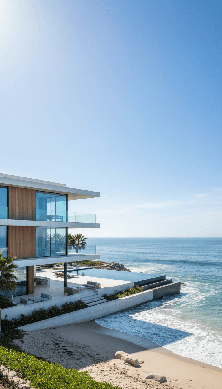 Contemporary beachfront home sold by Alyssa Living